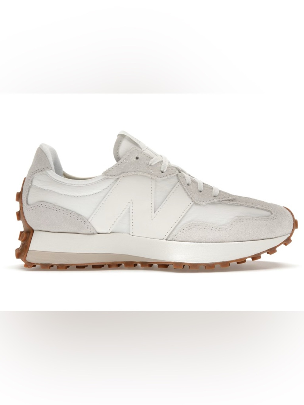 New Balance 327 White Cream Sneakers women’s size 10 - Picture 2 of 8